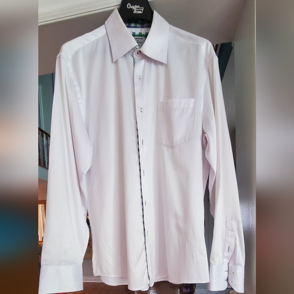Men's White Formal Dress Shirt